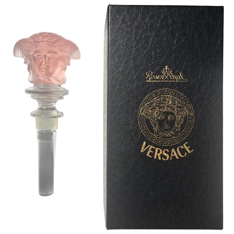 Versace rosenthal crystal bottle stopper